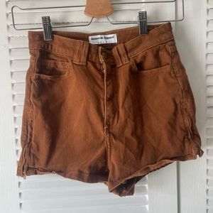 American Apparel Side Zip Shorts